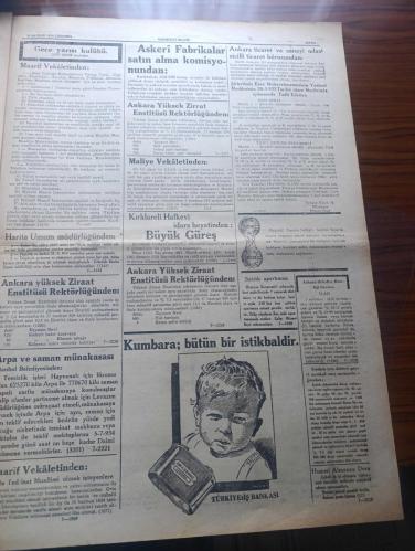 Hakimiyeti Milliye Gazetesi - Turkish Newspaper - 20 Haziran 1934 - İran Şahinşahı hazretlerinin Ankara'da geçirdikleri dördüncü gün - İran şahı Dün halkevinde tertip edilen öz soy piyesini Gazi Mustafa Kemal Atatürk hazretleri ile beraber seyrettiler Fotoğrafı - İsmetpaşa kız enstitüsü'nde  muallimler Şahinşah hazretlerine takdim edildi fotoğraf - Öz soy piyesinden bir sahne fotoğraf - Amerika'nın alacakları - Hitler Mussolini'yi berline davet etti - Japonya ve Sovyetler hakkında - muhafız bisikletçileri Urfa'ya vardılar - memleket postası - Roman insanlığın hali yazan Andre Malro Yazı Dizisi - iktisadi bakımından İran - Şahinşah hazretlerinin saraylarının kapısı Fotoğrafı - Tahran'da Milli meclis binası Fotoğrafı - Bizim Akdeniz yazan Falih Rıfkı Atay - gece yarısı kulübü Clive Brook tarafından - ben fahişe miyim filmi yeni sinemada - 20000 senelik kürek mahkumları filmi kulüp sinemasında - teyyare piyangosu büyük ikramiye 50000 liradır -  On Yıl şapka