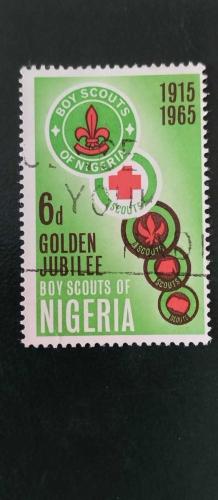 LOT.20 » 1965 YILI Nijerya İzci Hareketinin 50. Yıldönümü  DAMGALI    ŞARNİYERSİZ
