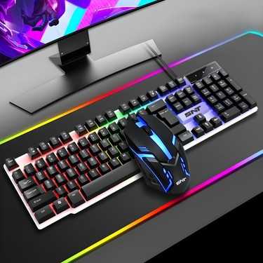 SNT TF-230 RGB KABLOLU GAMİNG KLAVYE VE MOUSE SETİ