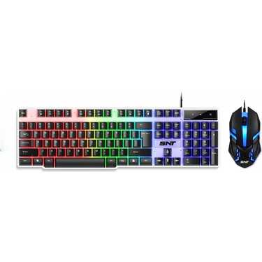 SNT TF-230 RGB KABLOLU GAMİNG KLAVYE VE MOUSE SETİ