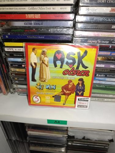 Devekuşu Kabare Aşk Olsun 3 VCD Film ( Zeki Alasya Metin Akpınar Nevra Serezli)