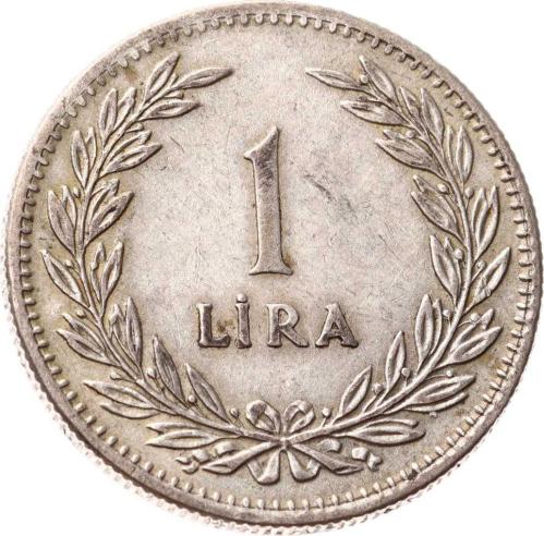 1948 Yılı 1 Lira Gümüş - ÇÇT TCM3310 #149