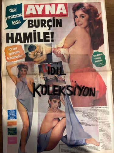 AYNA AKTÜELİTE VE MAGAZİN GAZETESİ - DOĞUM GÜNÜ HEDİYESİ (TURKİSH - NEWSPAPER) - 22 HAZİRAN 1988 - SAYI : 20 - TAM TAKIM 8 SAYFADIR -Burçin Orhon-Johnny-Cahit Bayar-Ajda Pekkan-Filiz Akın-Meral Doğan Kalkavan-Necla Akben-Ayşe Mine-Nazan Saatçi-Turgut Özal-Türkan Şoray-Kadir İnanır-Tarık Akan-Gülşen Bubikoğlu-Hülya Avşar-Selçuk Özer-ONA GÖRE MUTLU SON-HERŞEYİ YÜZÜSTÜ BIRAKTI-KOLOMBİYA GÜZELİNİ VALİ BEY GİYDİRDİ-DIŞ DÜNYA YA GENÇLERLE AÇILIYORUZ-İSTANBUL EĞLENİYOR-GECELER DE GÜZELDİR-Hem karne hem konser verdiler-PAKİSTAN DA KAÇAMAK OLAYI YOK-YEŞİLÇAM DA OLAY VAR-Özal sanatçıları sevinçten ağlattı-Yerli Hollywood politika istemiyor-Recep Göksöver-Yıldız Karaca-Tufan Karaca-Necip-Kadriye Köseli-Recep Utku Göksöver-Ajda Çebi-Benal Pekelli-Hakkı Göksöver-Filiz Akın-Sezen Aksu-Gülşen Erad-İlhan Doruk-Yasemin Kamhi-Ayşegül Cinisli-Cefi Kamhi-Ferhun Güney-Hülya Öcal-Ayfer Arıkan-Feruh Verdi-Bülent Verdi-Ferhune Verdi-Nejat Eczacıbaşı-Ceylan Rana İrinçcioğlu-Orhan Balcı-İSTANBUL EĞLENİYOR-KİM B