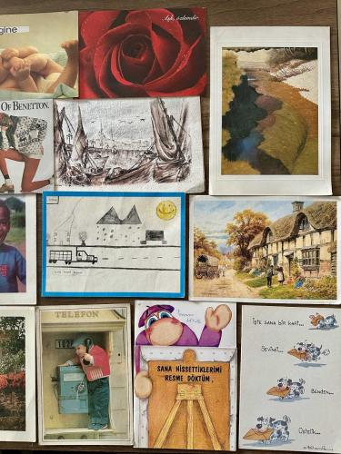 TC Basımı 35 Adet Karışık eski tebrik ve kartpostallar