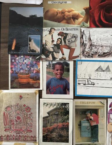 TC Basımı 35 Adet Karışık eski tebrik ve kartpostallar