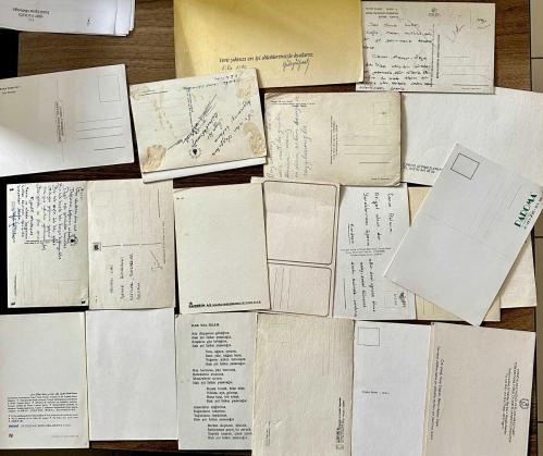 TC Basımı 35 Adet Karışık eski tebrik ve kartpostallar