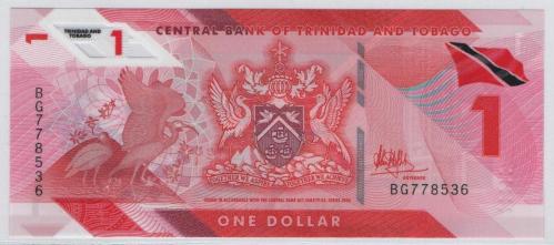 Trinidad & Tobago 2020 Yılı 1 Dolar Polimer ÇİL