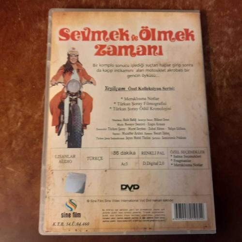 SEVMEK VE ÖLME ZAMANI - TÜRKAN ŞORAY - DVD - ORJINAL BANDROLLU