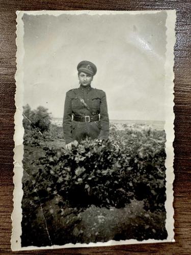 LOT.15 » 1936 Bayan Asker ufak boy siyah beyaz fotoğraf