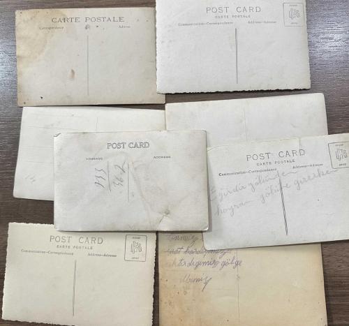 Antika Durumunda 8 adet eski siyah beyaz karışık fotoğraflar kolleksiyonluk