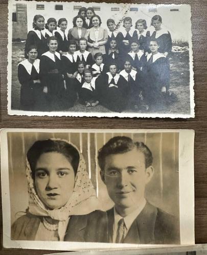 Antika Durumunda 8 adet eski siyah beyaz karışık fotoğraflar kolleksiyonluk