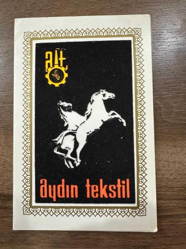LOT.10 » Aydın tekstil kadife tebrik kartı
