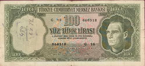 5.Emisyon 6. Tertip 100 Lira