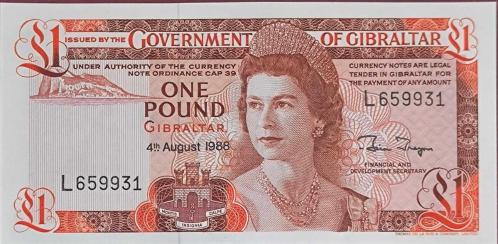Cebelitarık 1 Pound ( Kraliçe Elizabet )ÇİL