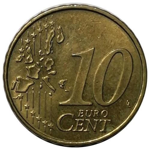 Almanya 2002 Yılı 10 Cent (Euro Cent) ÇİL