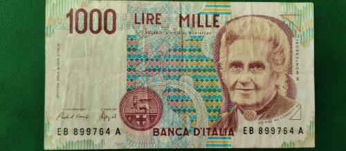 LOT.14 » 1990 YILI İTALYA 1000 LİRET RESİMDE GÖRÜLDÜĞÜ GİBİ.