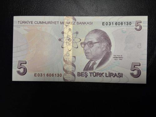 9. EMİSYON 5 TÜRK LİRASI E 031 606130 ÇİL ( TAM RADAR )  TCB 4358