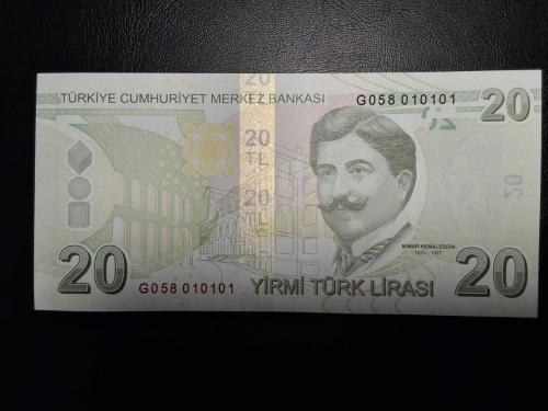 9. EMİSYON 20 TÜRK LİRASI  G 058 01 01 01  ÇİL ( ADANA  PLAKA )  TCB  3940