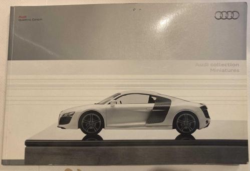Model araba katalog kitap broşür Nisan 2009 Audi 96 sayfa hologramlı orijinal Almanya Basımı