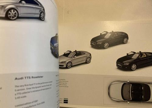Model araba katalog kitap broşür Nisan 2009 Audi 96 sayfa hologramlı orijinal Almanya Basımı