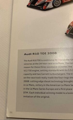 Model araba katalog kitap broşür Nisan 2009 Audi 96 sayfa hologramlı orijinal Almanya Basımı
