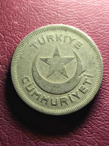1935  Nikel 5 kuruş Madeni Para Nadir