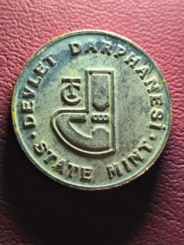1996 Darphane Gümüş jetonu  orjinaldir. 6 gram Gümüş