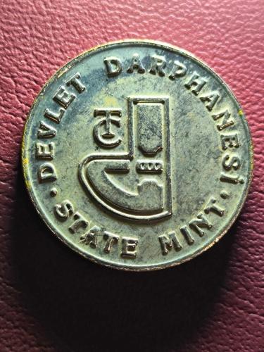 1996 Darphane Gümüş jetonu  orjinaldir. 6 gram Gümüş