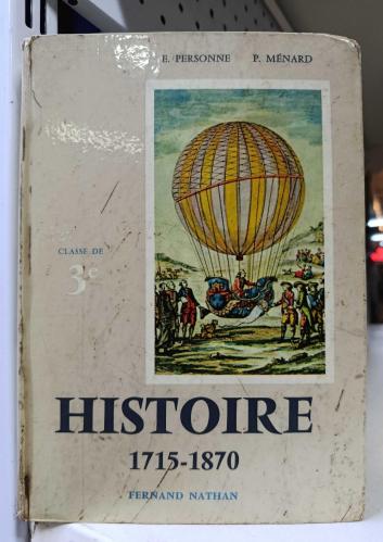 HISTOIRE 1715 - 1870