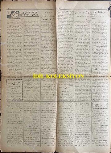 Osmanlıca Yeni Şark Gazetesi, Orijinal Dönem Basım, (Ottoman Newspaper) - 8 Temmuz 1922 - Sayı: 277 - Hicri: 12 Zilkade 1340 - Rumi: 8 Temmuz 1338 - Yunan Hükümeti Fevkalade Galeyan ve Heyecan İçinde Bulunan Halkı Teskine Uğraşıyor - Almanya'da Museviler Aleyhine Cereyanlar - Almanların Münevver Tabakası Mekülat ve Meşrubattan Başka Bir Şey Düşünmüyor. Bu Hal, Harp Zenginlerinin Rezilane Sefaheti ile Bariz Bir Tezat Teşkil Etmektedir. Efkar-ı Umumiye Rus Yahudileri ile Alman Yahudilerinin Birleşip Fransa'ya Karşı Yeni Bir Cihan Harbi Hazırladıklarına Kani Bulunmaktadır - Fransa Meclisinde Harp Mesuliyeti Müzakeresi: Komünist Mebusların Müphem İthamları ve Mösyö Poincaré'nin Siyaseti - Eski Alman Hanedan Saltanatları Memleketten Nasıl Tebit Edilmek İsteniyor? - Darüşşafakalıların Dünkü Muvaffakıyeti - Seyr-i Sefainin Bitmez, Tükenmez Seyyiatından