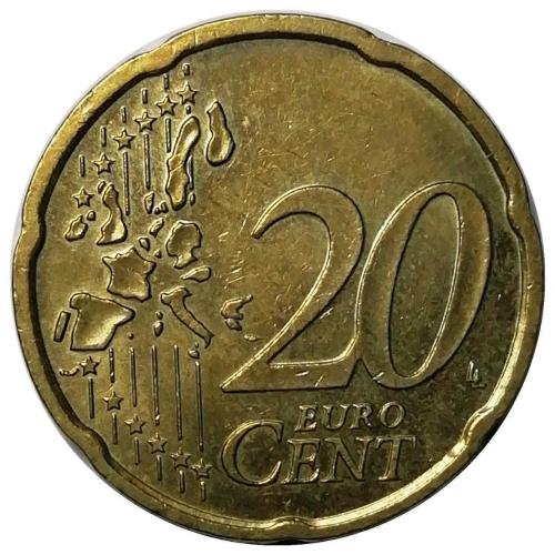 Almanya 2002 Yılı 20 Cent (Euro Cent) ÇİL