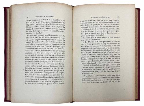 Souvenirs de Sebastopol. Recueillis et rédigés par S. M. I. Alexandre III, Empereur de Russie. Traduction par Nicolas Notovitch. [DERİ CİLTLİ]