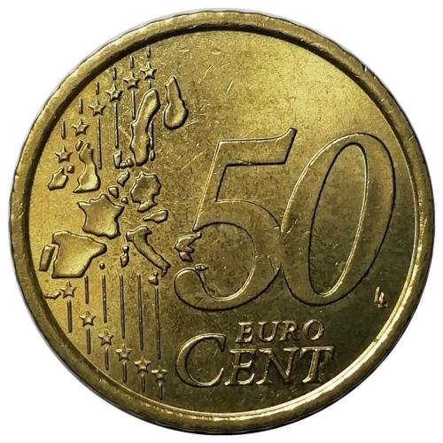 İtalya 2002 Yılı 50 Cent (Euro Cent) ÇİL