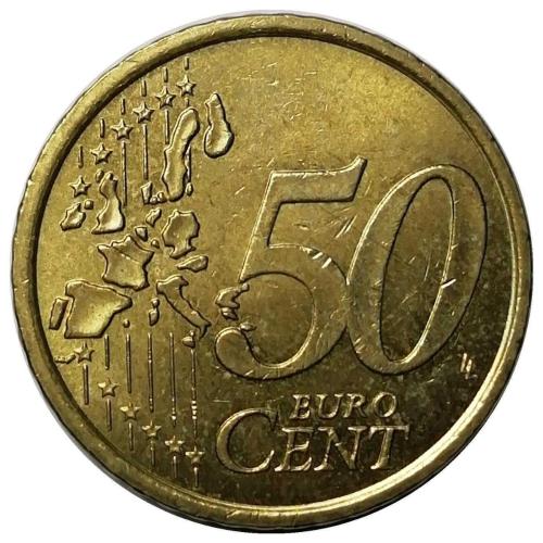 İtalya 2002 Yılı 50 Cent (Euro Cent) ÇİL