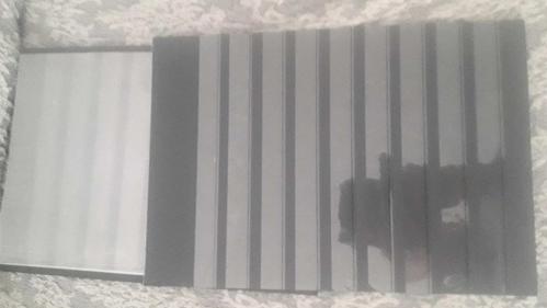 BÜYÜK KARTELA SİYAH ZEMİNLİ 9 BANDLI