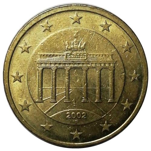 Almanya 2002 Yılı 50 Cent (Euro Cent) ÇİL