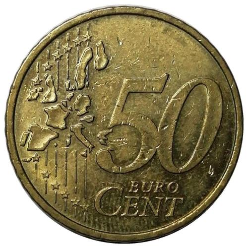 Almanya 2002 Yılı 50 Cent (Euro Cent) ÇİL