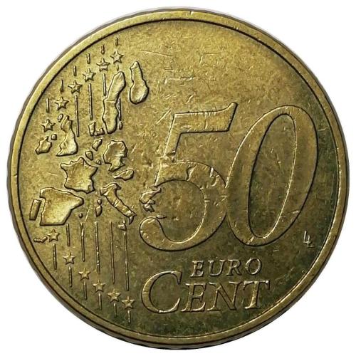 Almanya 2002 Yılı 50 Cent (Euro Cent) ÇİL