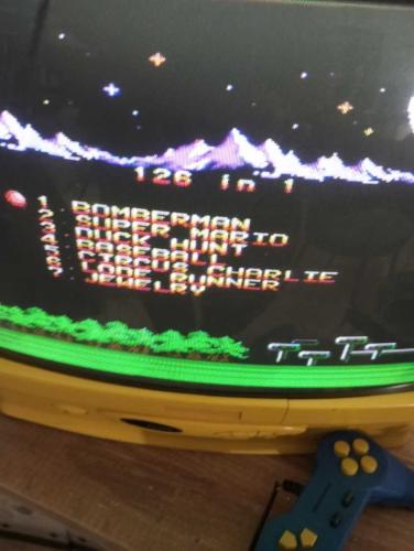 Atari Kaseti '' 126 In 1 Bomberman , Super Mario , Duck Hunt , Baseball , Circus Charlie , Lode Runner , Jewelry Vs.''