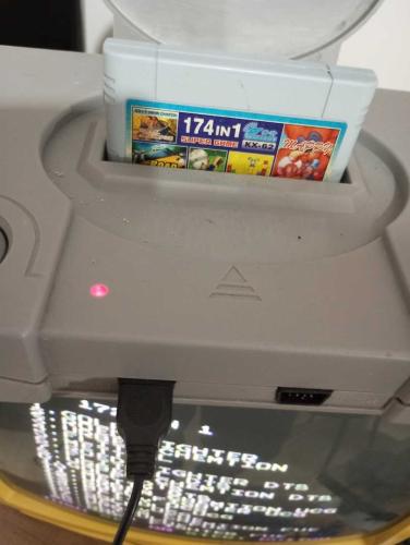 Atari Kaseti '' Golf , Road Fighter , Mappt , Flippul Vs 174 in 1 .''