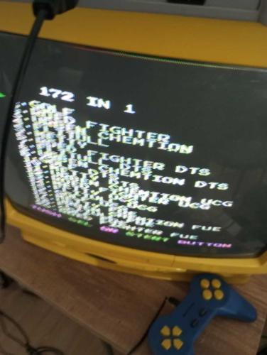 Atari Kaseti '' Golf , Road Fighter , Mappt , Flippul Vs 174 in 1 .''