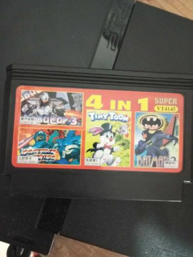 Atari Kaseti '' Robocop 3 , Captain America , Batman , Tiny Toon 4 in 1 ''