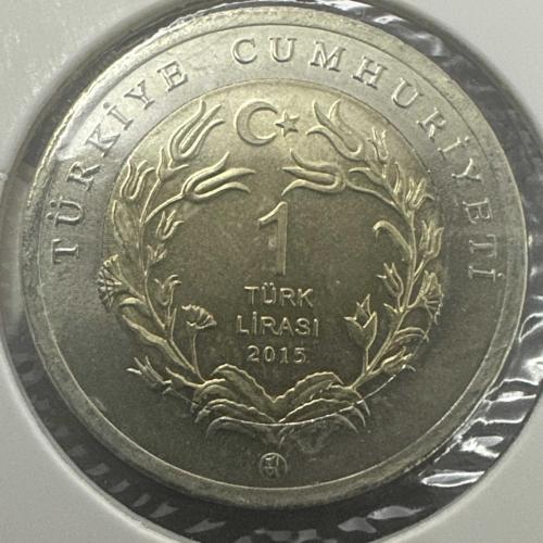 Ankara Keçisi, 1 Lira 2015. Çil. Karton Kapamasında.