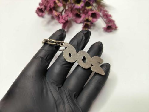 Peugeot 206 Metal Anahtarlık - Eski Logo Peugeot Anahtarlık