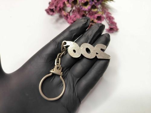 Peugeot 206 Metal Anahtarlık - Eski Logo Peugeot Anahtarlık