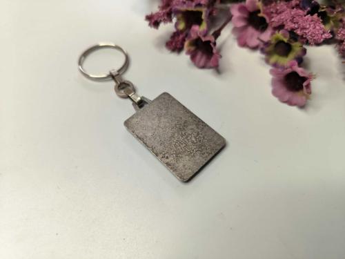 Peugeot Metal Anahtarlık - Eski Aslan Logo Peugeot Anahtarlık - Gümüş Renkli