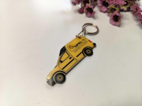 Eski Opel Yol Yardımı Metal Anahtarlık - Eskilerden Metal Opel Anahtarlık