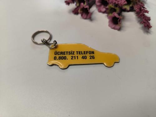 Eski Opel Yol Yardımı Metal Anahtarlık - Eskilerden Metal Opel Anahtarlık