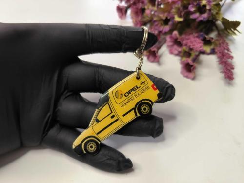 Eski Opel Yol Yardımı Metal Anahtarlık - Eskilerden Metal Opel Anahtarlık