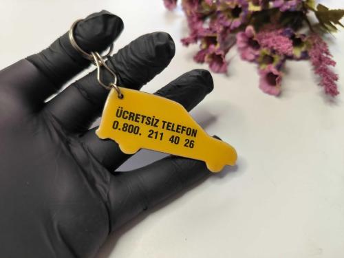 Eski Opel Yol Yardımı Metal Anahtarlık - Eskilerden Metal Opel Anahtarlık